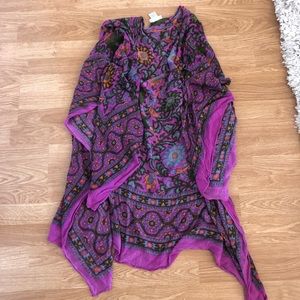 Free people short sleeve cardigan